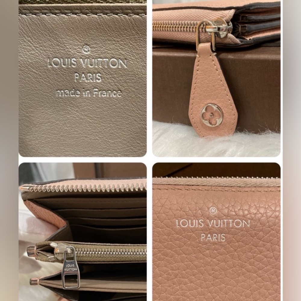 Louis Vuitton Comete Zip Wallet - Full Set. Gorgeous Light Pink W/ Taupe Inside. - Picture 14 of 16